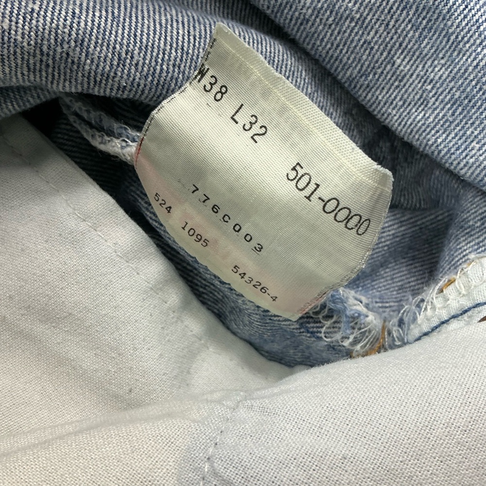 Vintage Levi’s 501XX 90s button fly straight leg jeans 34x29 made in the USA - Picture 6 of 8